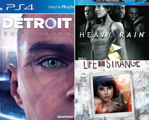 Favorite games as a storytelling game lover cover photo collage