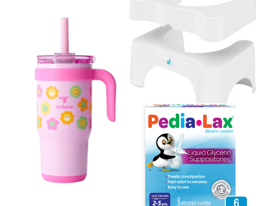 Use These When Toddler Constipation Strikes cover photo collage