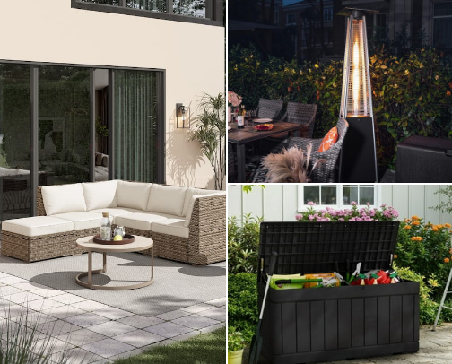 Outdoor needs cover photo collage