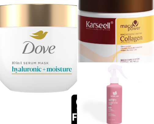 Hair care cover photo collage