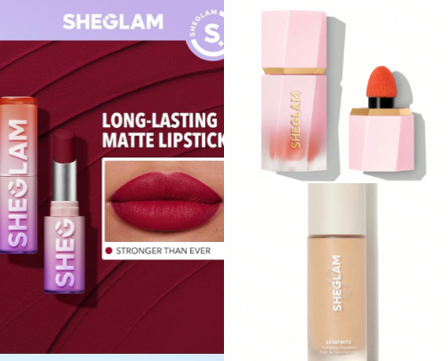 Sheglam beauty 🩷 cover photo collage