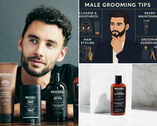 Men's Grooming & Personal Care cover photo collage