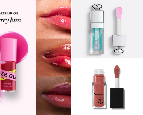 favorite lip oils/glazes cover photo collage