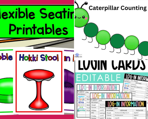 Best Toddler & Child Printables! cover photo collage
