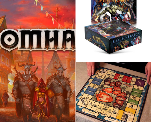 Tabletop Games… when you want to make a night or weekend of it! cover photo collage