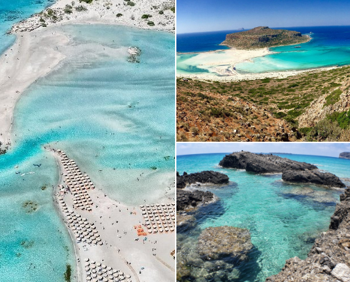 Top Beaches in Crete🏝️☀️ cover photo collage