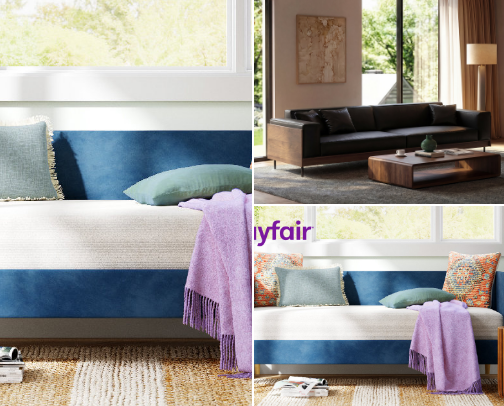 Floor Plan First: Furniture cover photo collage