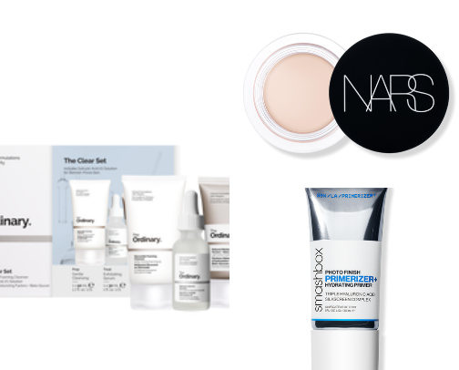 Non-Comedogenic (Acne-Safe) Makeup Products cover photo collage