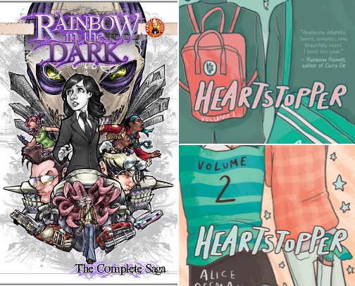 Pride Graphic Novels cover photo collage