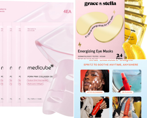 Travel friendly Skincare cover photo collage