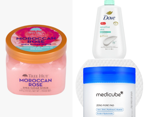 skincare cover photo collage