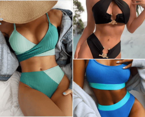 Summer bikini👙💥 cover photo collage