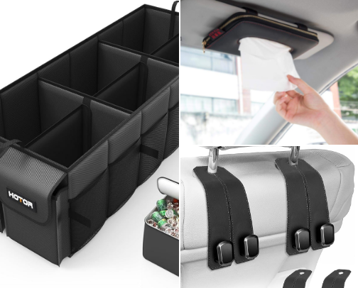 Favorite Car Organization Items cover photo collage