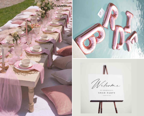 Celebrate in Style:Decor & Vibes for the Bride | Pinterest-Worthy🥂🎀 cover photo collage