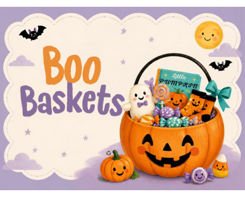 Boo Baskets cover photo collage