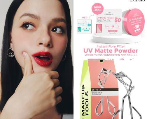 Make up set cover photo collage