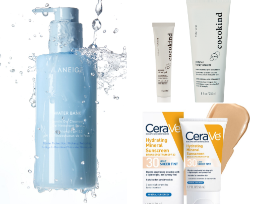 hydrate your skin 💦 a step-by-step routine cover photo collage