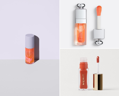 My Favorite Lip Oils cover photo collage