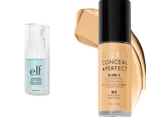 Makeup routine cover photo collage