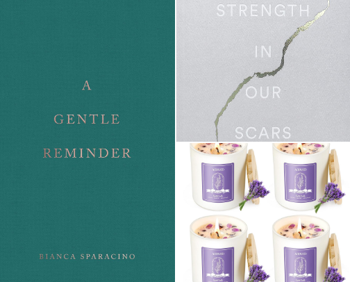 Therapeutic Books and Calming Essentials cover photo collage