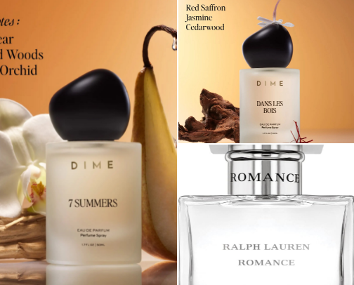 My favorite perfume recs cover photo collage