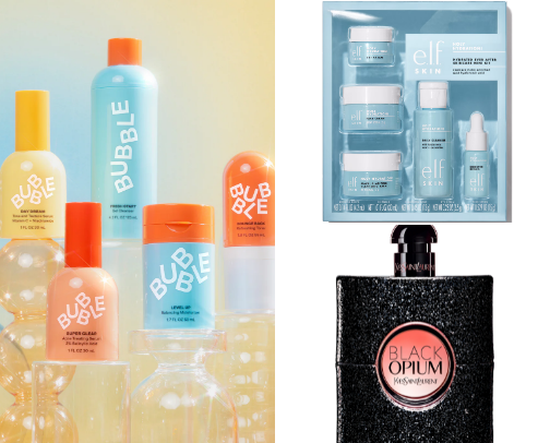 Skin care cover photo collage