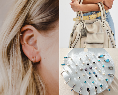 Finishing Touches: Handbags, Jewelry & Shades cover photo collage