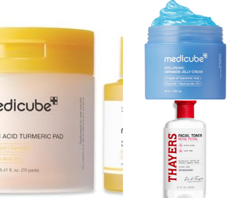 Skin care cover photo collage