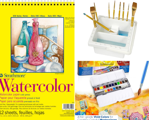 Start Painting with My Watercolor Favorites 🎨 cover photo collage