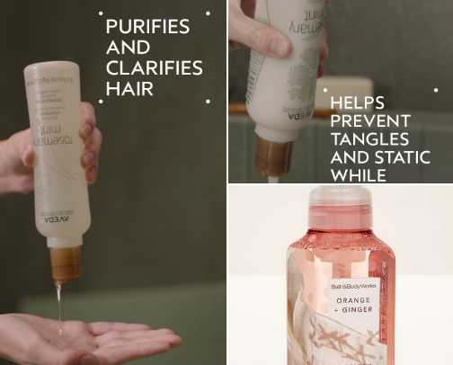 Bath and Body cover photo collage