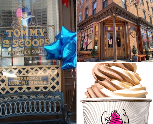 Dessert places 😋 cover photo collage