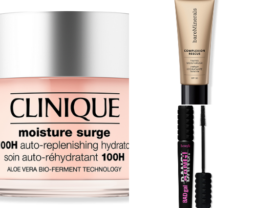 Beauty products cover photo collage