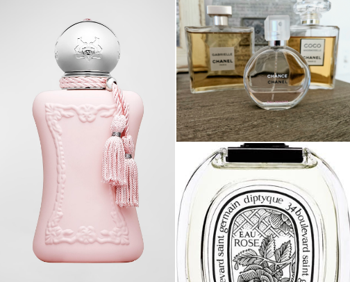 My Favorite Floral/Fruity Perfumes cover photo collage