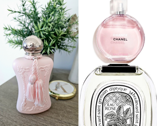 My Favorite Floral/Fruity Perfumes cover photo collage