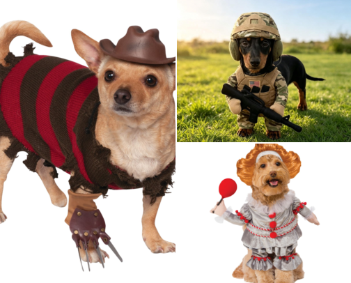 Howl-O-Ween Costumes cover photo collage
