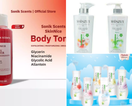 Body Care : Mencerahkan + Melembabkan + Atasi Daki cover photo collage
