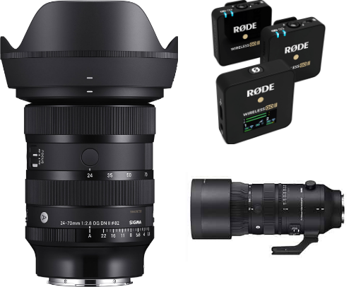 Camera gear for photojournalism cover photo collage