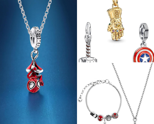 Marvel Charms And Necklaces To Give To A Loved One cover photo collage