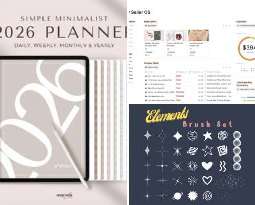 Digital Planning & iPad Essentials for a Paperless Routine cover photo collage