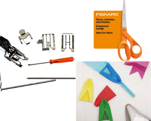 Sewing accessories I use and love cover photo collage