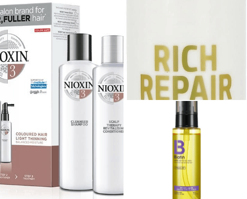 HAIR GROWTH ROUTINE cover photo collage