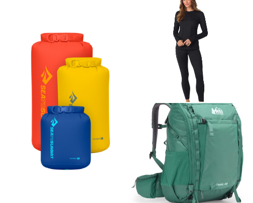 new to backpacking cover photo collage