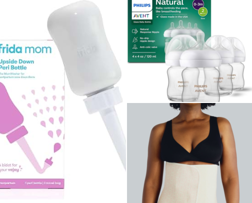 Must haves for first time moms cover photo collage