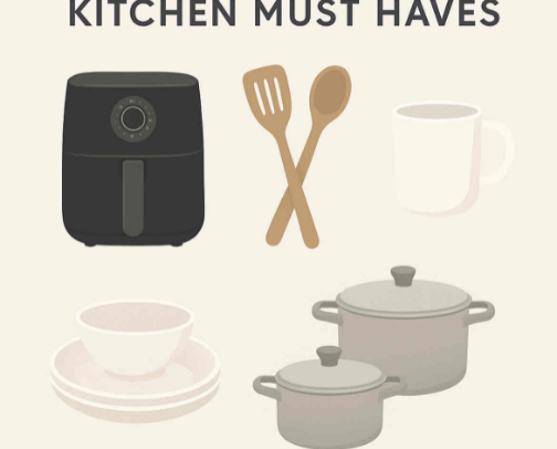 Kitchenware, pantry organization and electronics must haves! (Budget Friendly recommendations) cover photo collage