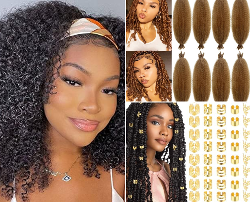 My Crown Closet: Wigs, Weaves & All Things Curly cover photo collage