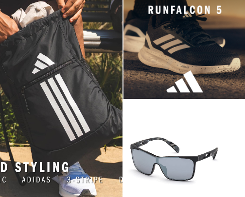 Favorite Adidas Finds cover photo collage