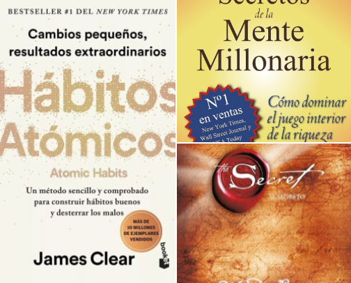 ​Libros de Crecimiento Personal y Mentalidad cover photo collage