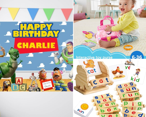 Educational Toy's for Boys & Girls cover photo collage