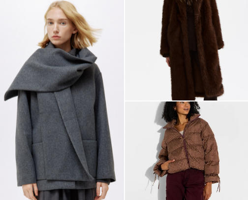Winter outerwear Edit: Cozy Meets Chic cover photo collage