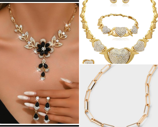 Women's Costume Jewelry cover photo collage